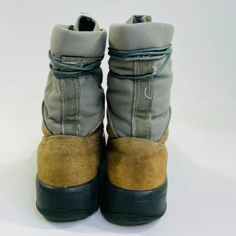 Belleville ASRM Gore-Tex Waterproof Military Flight Boots Tan Suede Vibram 11R